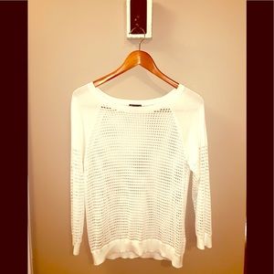 Open stitch sweater